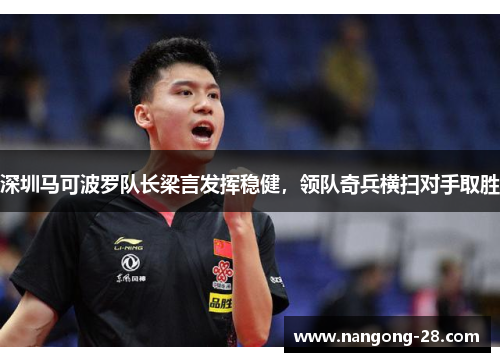 深圳马可波罗队长梁言发挥稳健，领队奇兵横扫对手取胜
